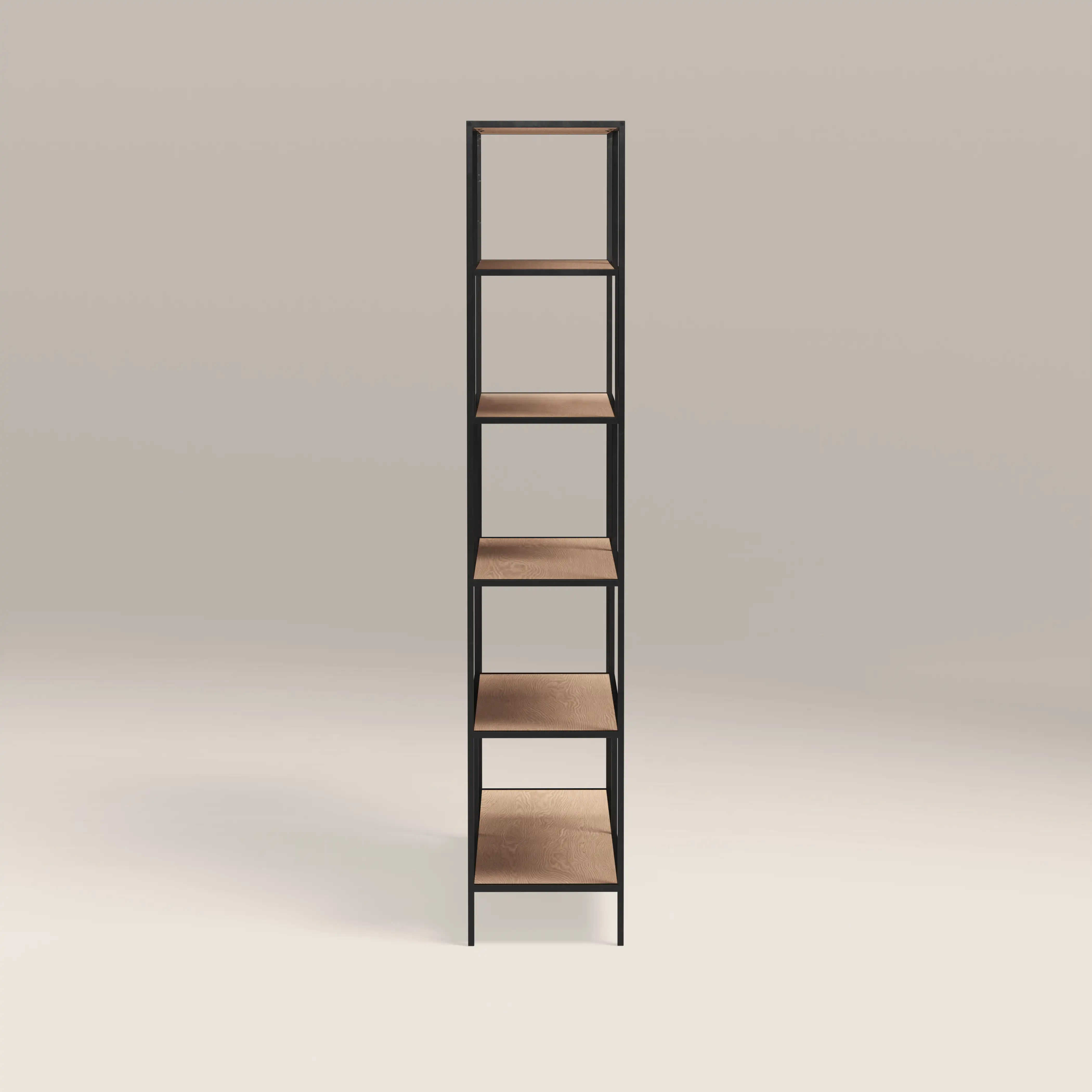 Seaford Large Display Unit | Black & Oak - Image 3