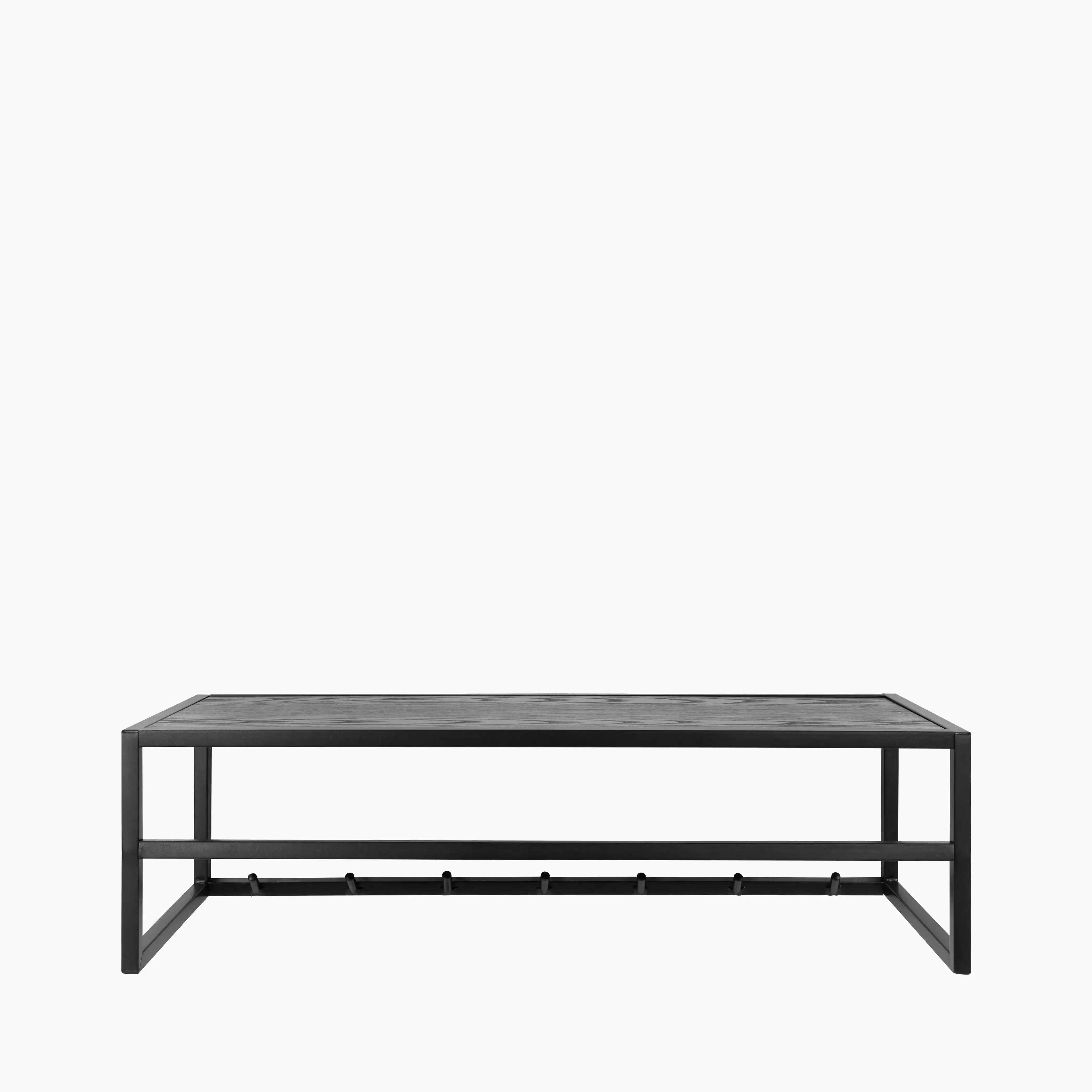 Seaford Metal Coat Rack | Black - Image 6