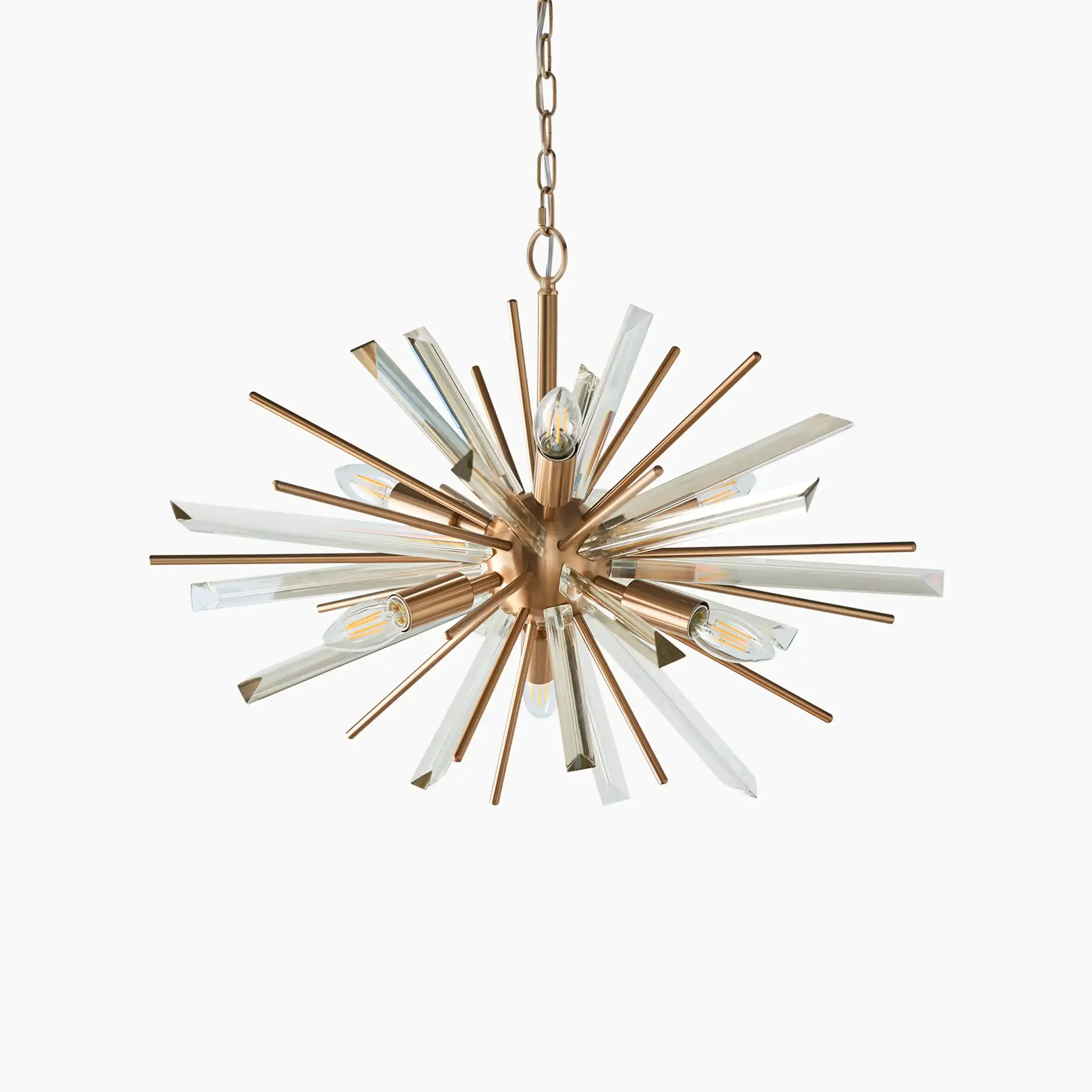 Sinead 6 Light Pendant Light | Brass - Image 3