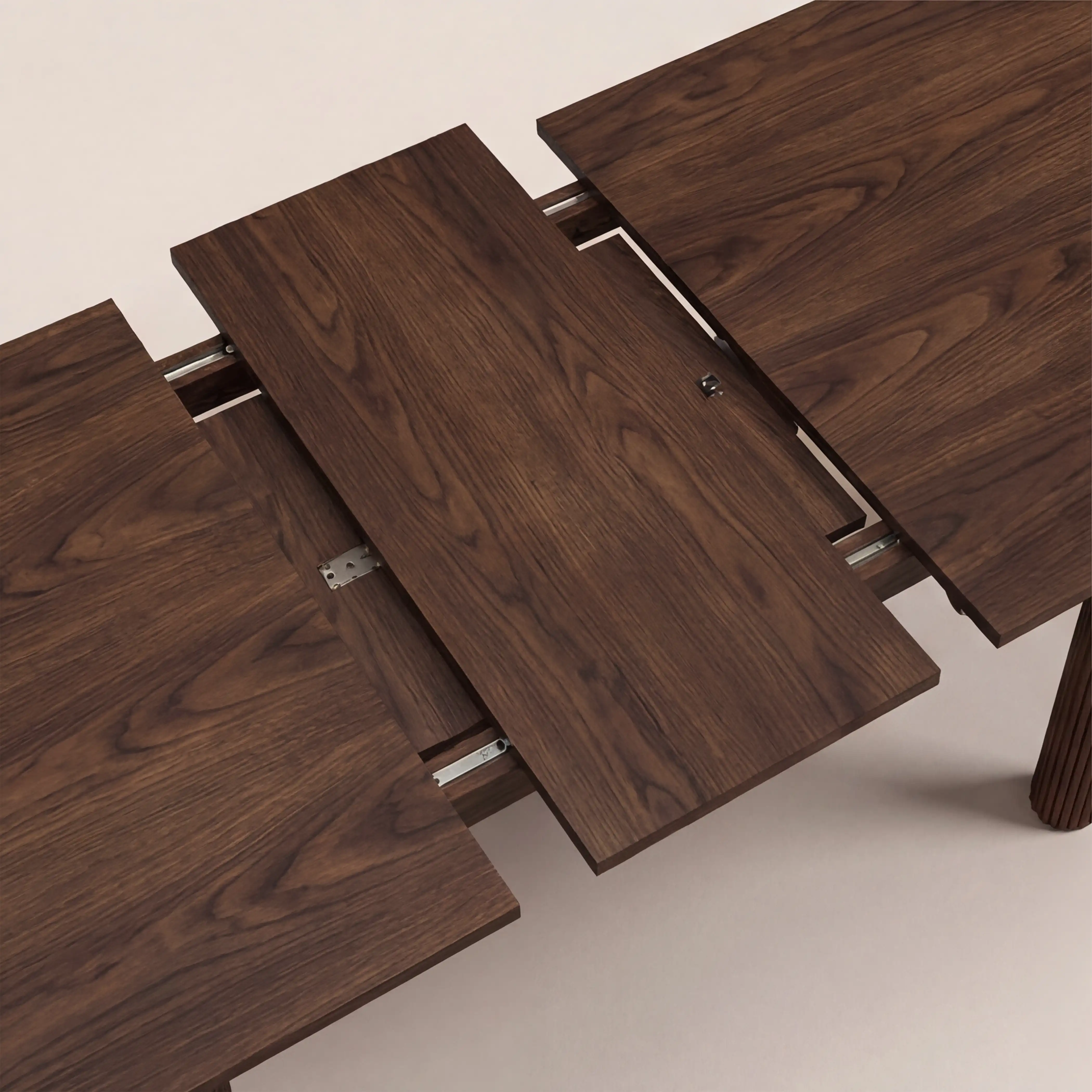 Skylar 6-8 Seat Oval Extendable Wooden Dining Table | Walnut - Image 8