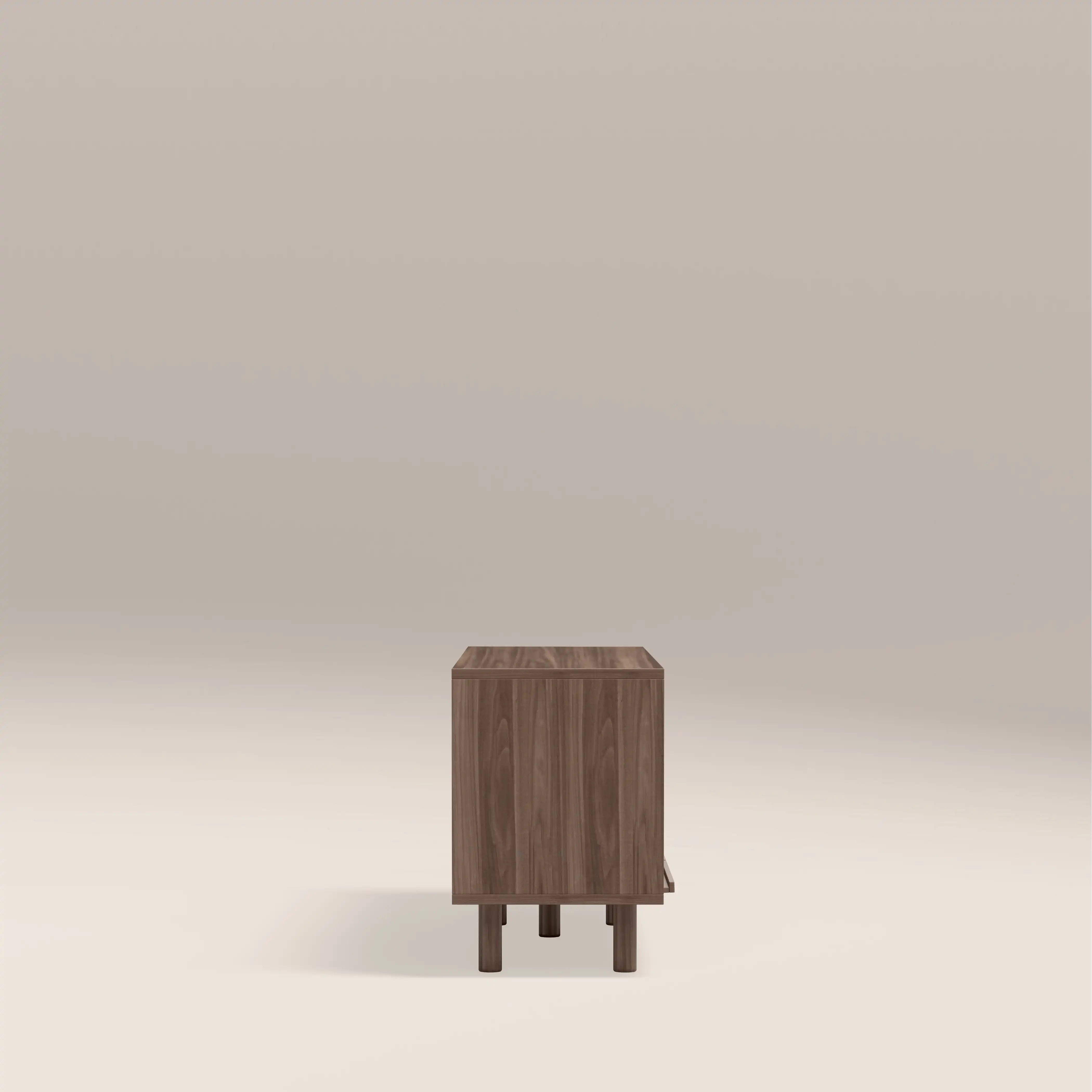 Soller Large Wooden TV Stand | Walnut & Natural - Image 4