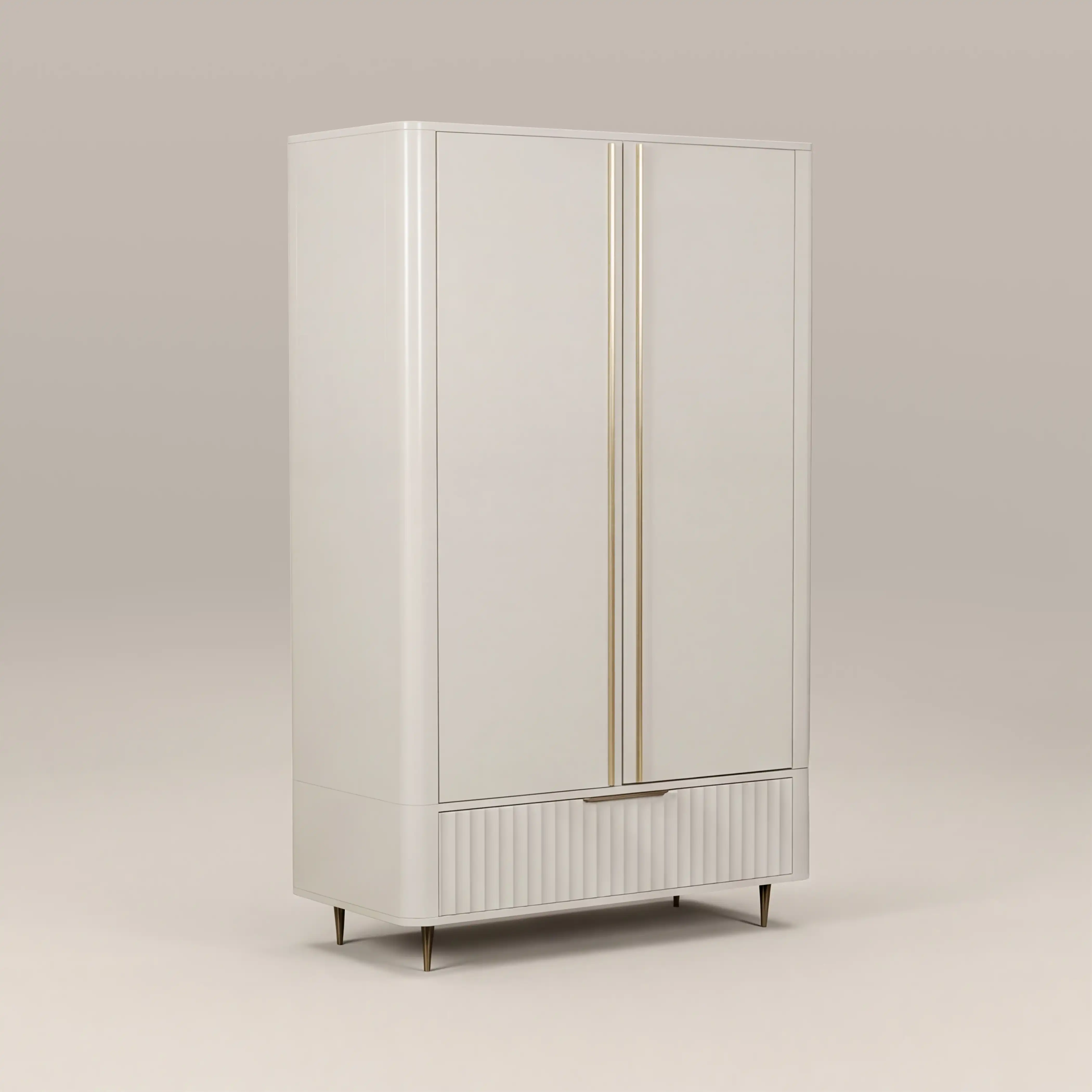 Suvi Double Wardrobe | Ivory - Image 2