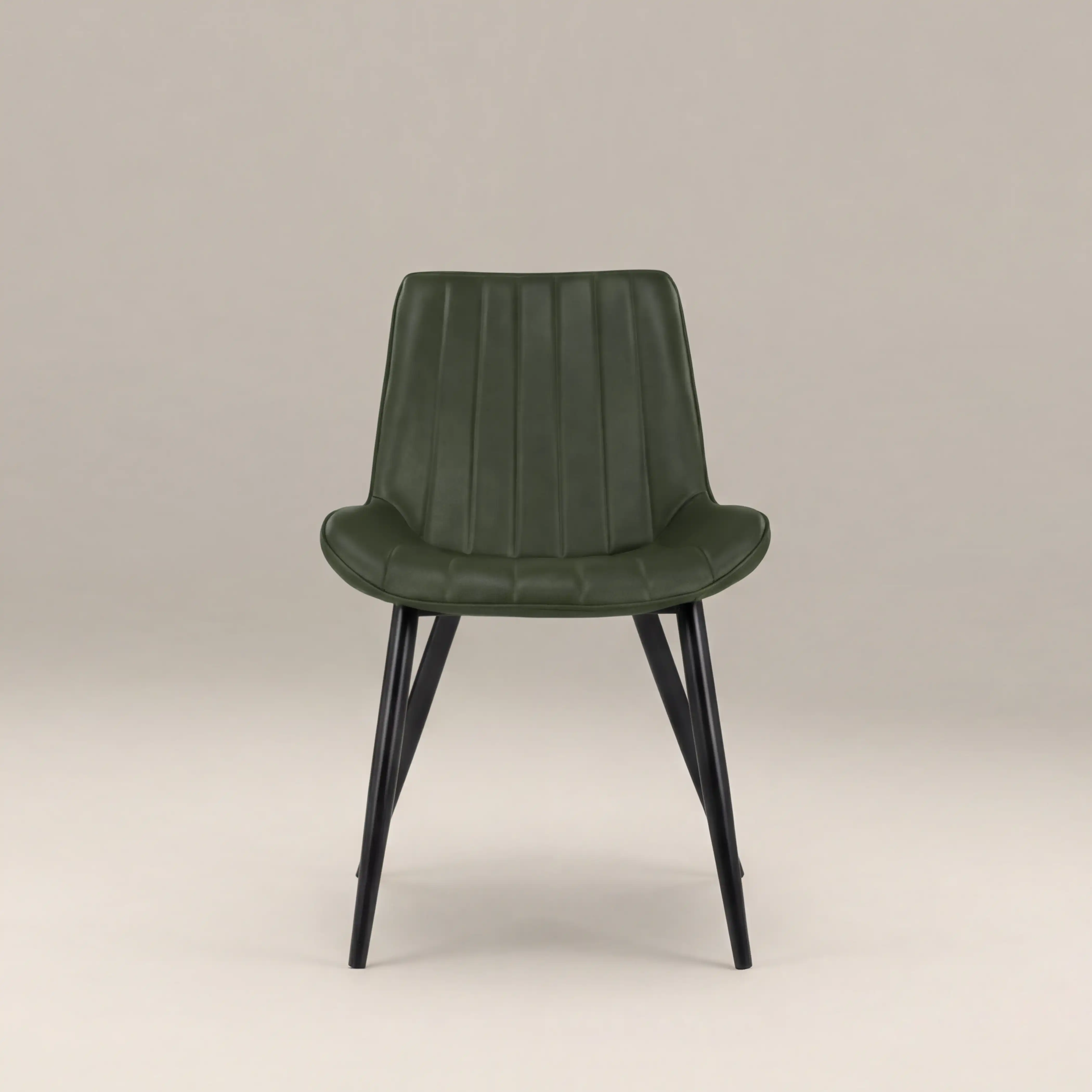 Taylor Dining Chair | Vintage Green Faux Leather - Image 2