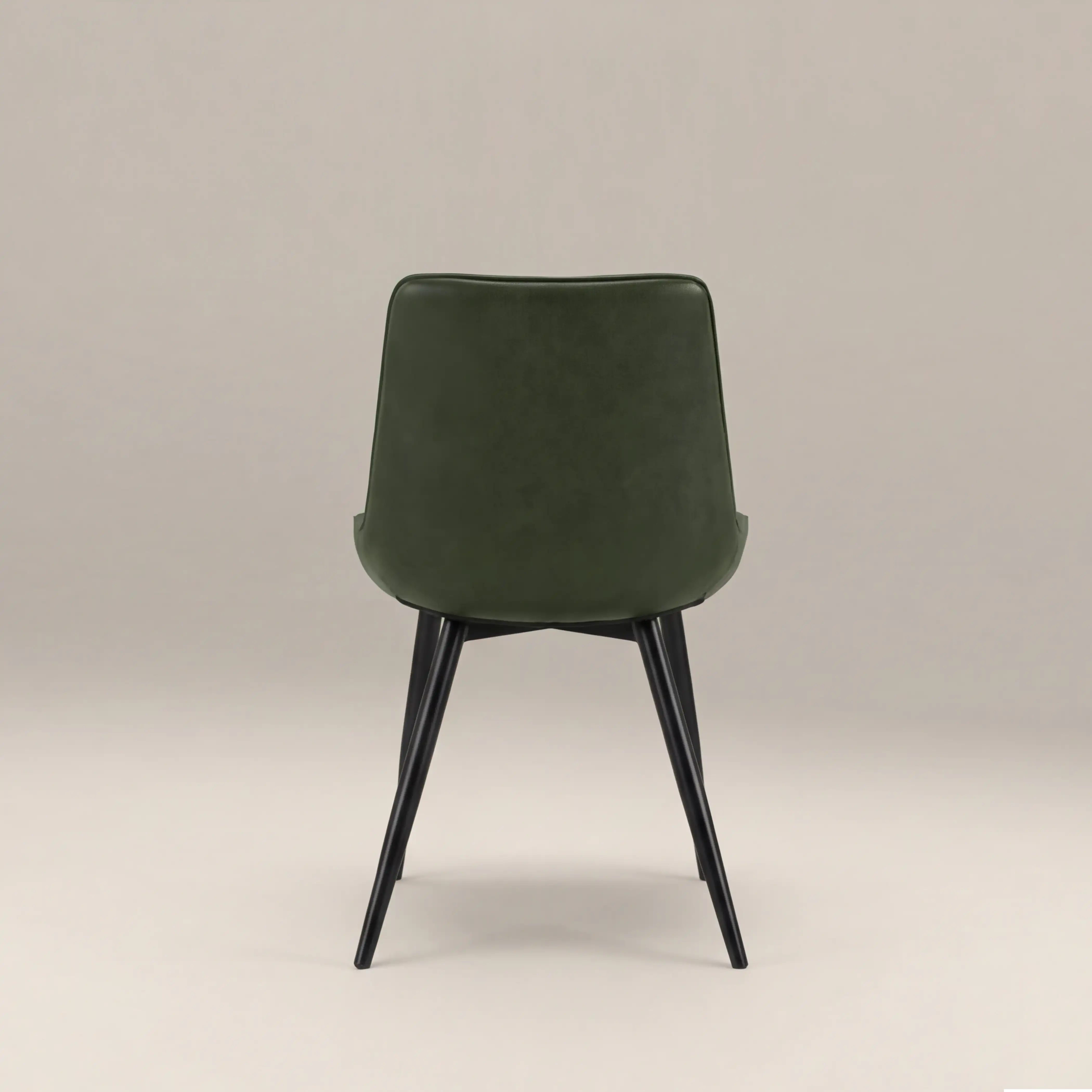 Taylor Dining Chair | Vintage Green Faux Leather - Image 5