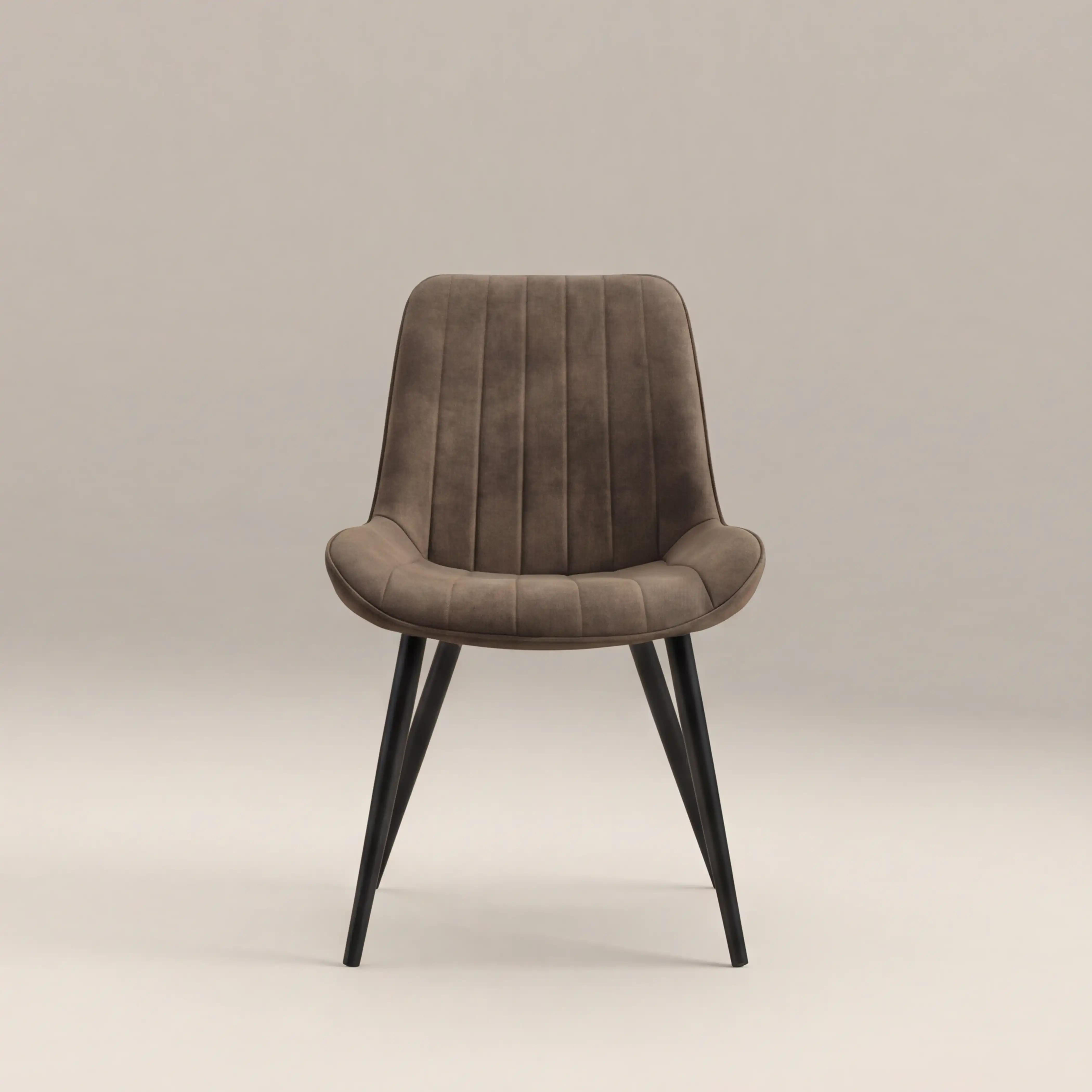 Taylor Dining Chair | Vintage Warm Grey Faux Leather - Image 2