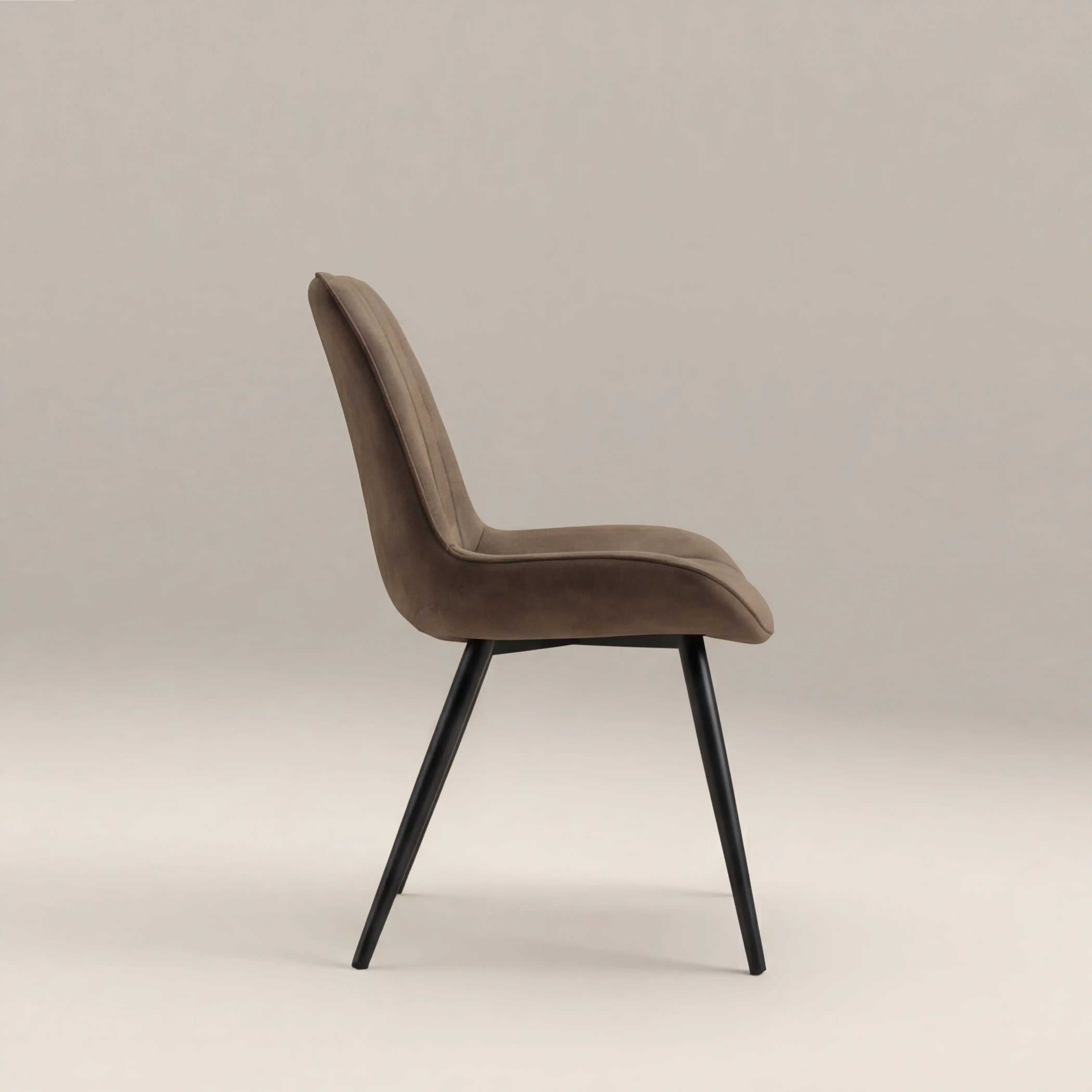 Taylor Dining Chair | Vintage Warm Grey Faux Leather - Image 3