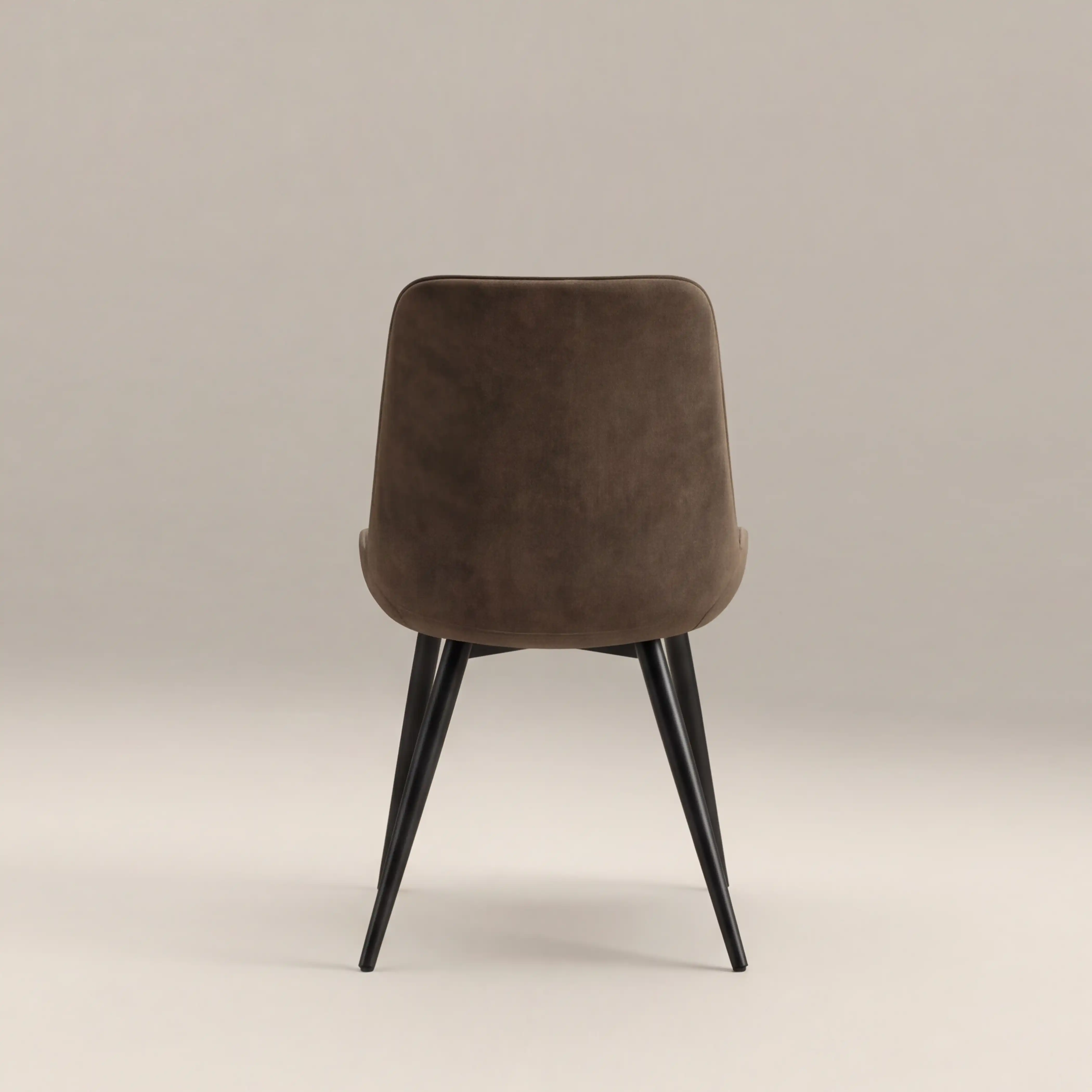 Taylor Dining Chair | Vintage Warm Grey Faux Leather - Image 4