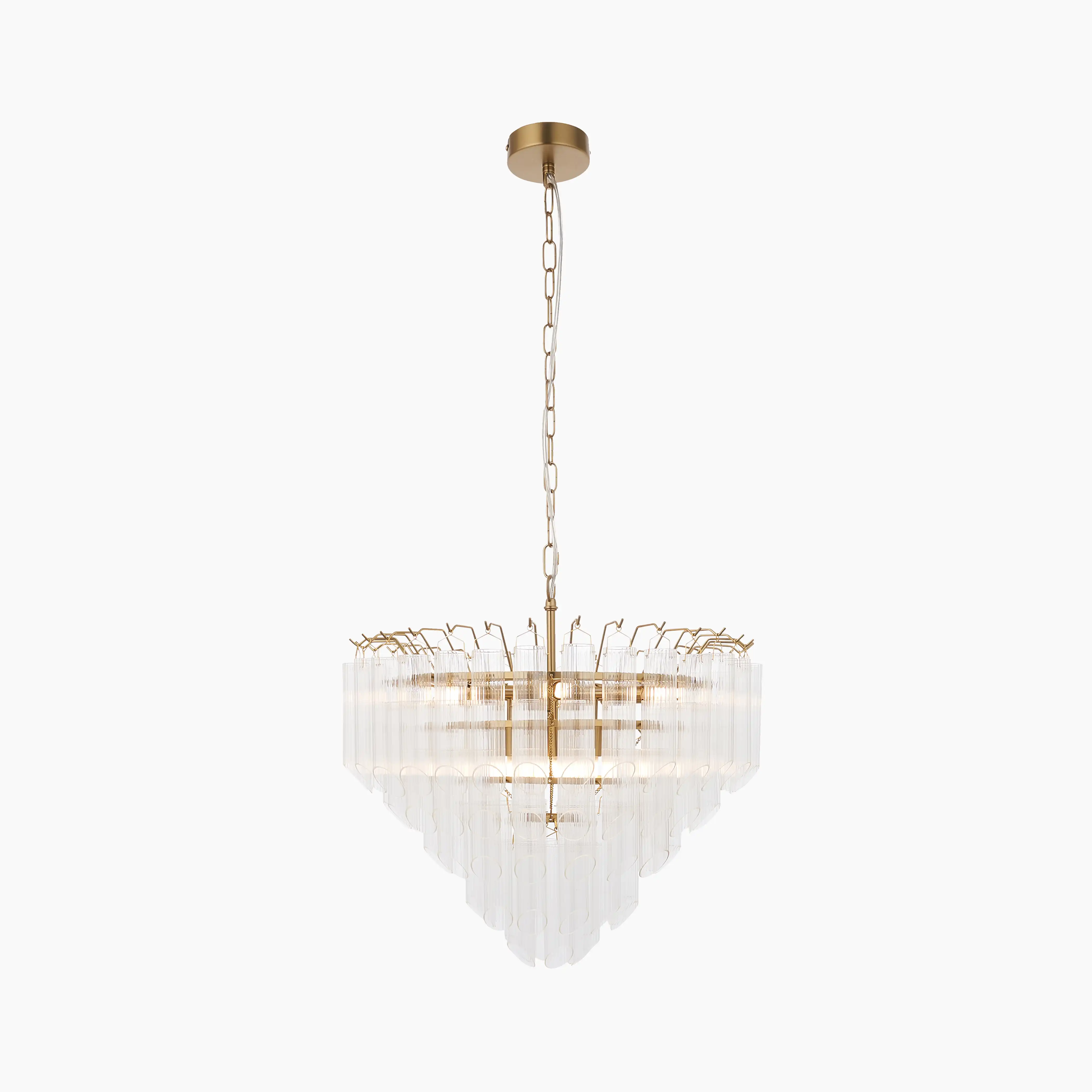 Toulouse 12 Light Pendant Light | Brass - Image 2
