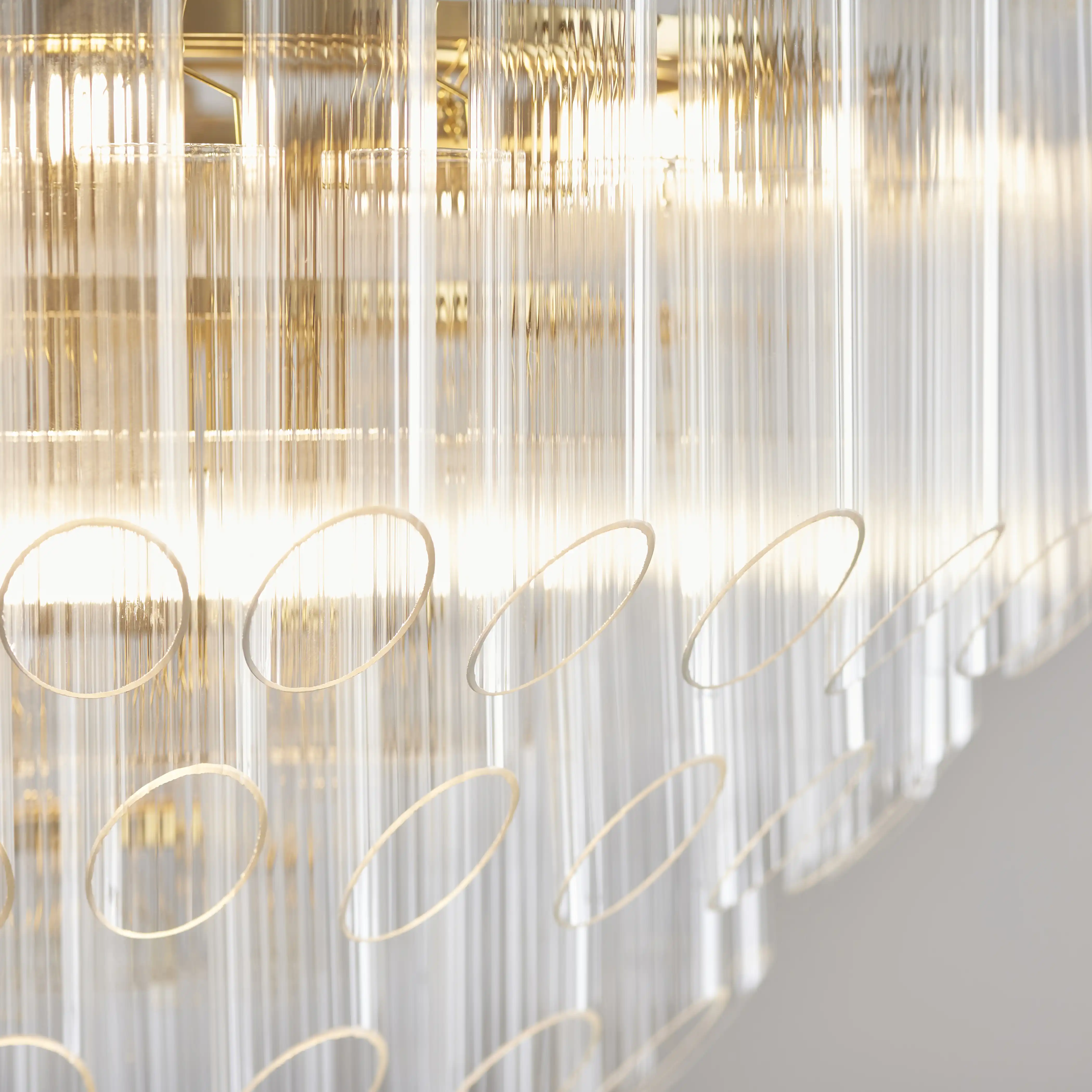 Toulouse 12 Light Pendant Light | Brass - Image 3
