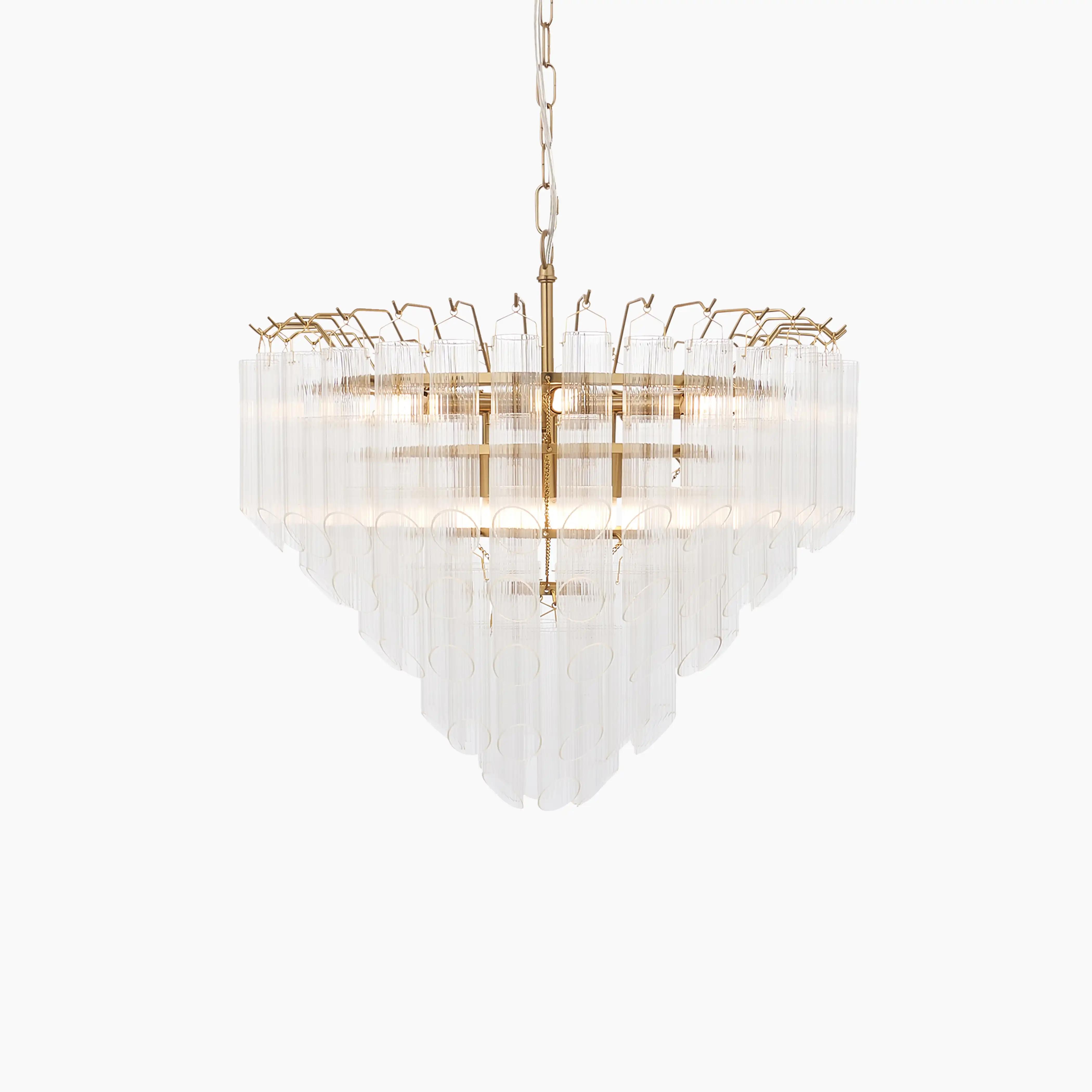 Toulouse 12 Light Pendant Light | Brass - Image 5