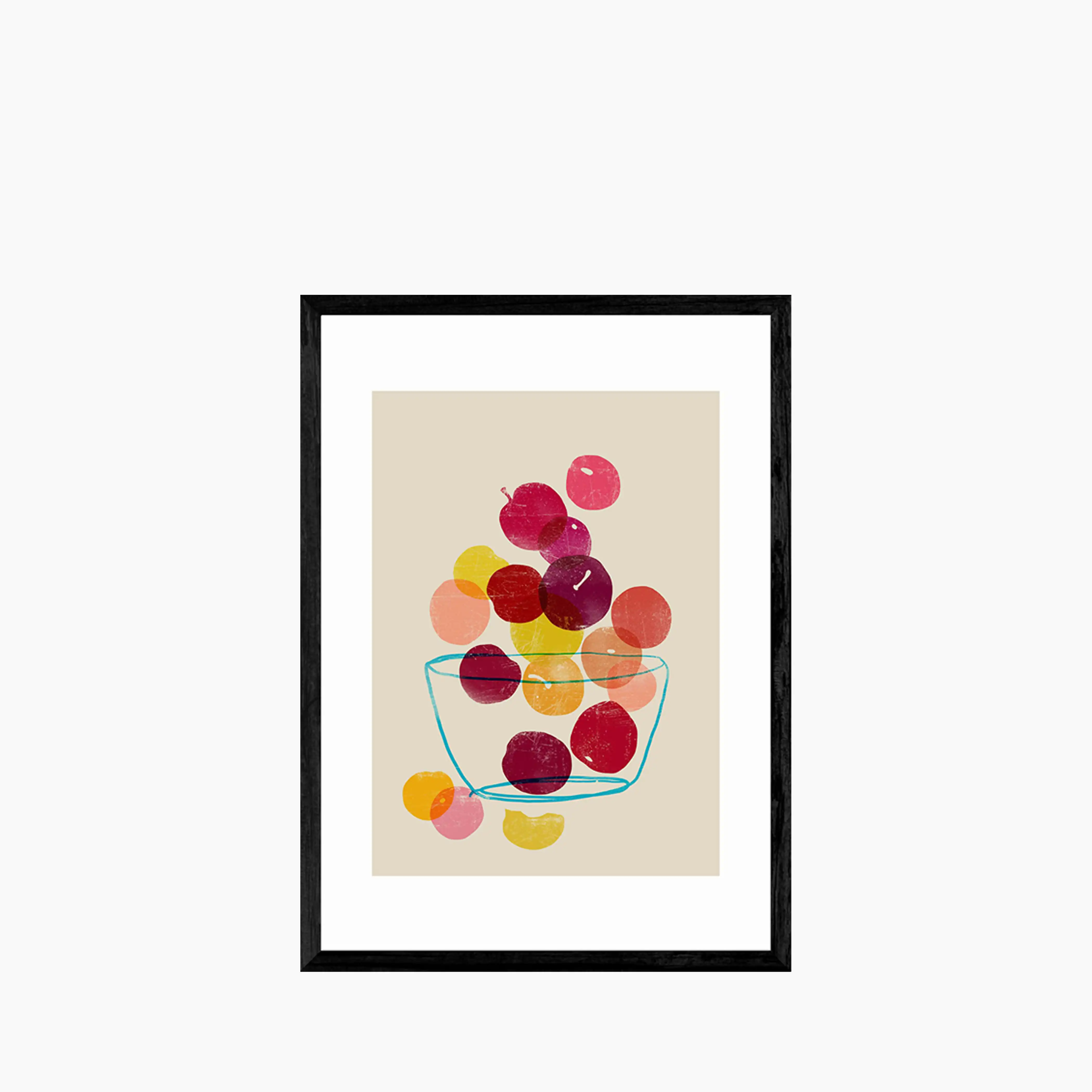 Tumbling Plums Graphic Print - Image 2