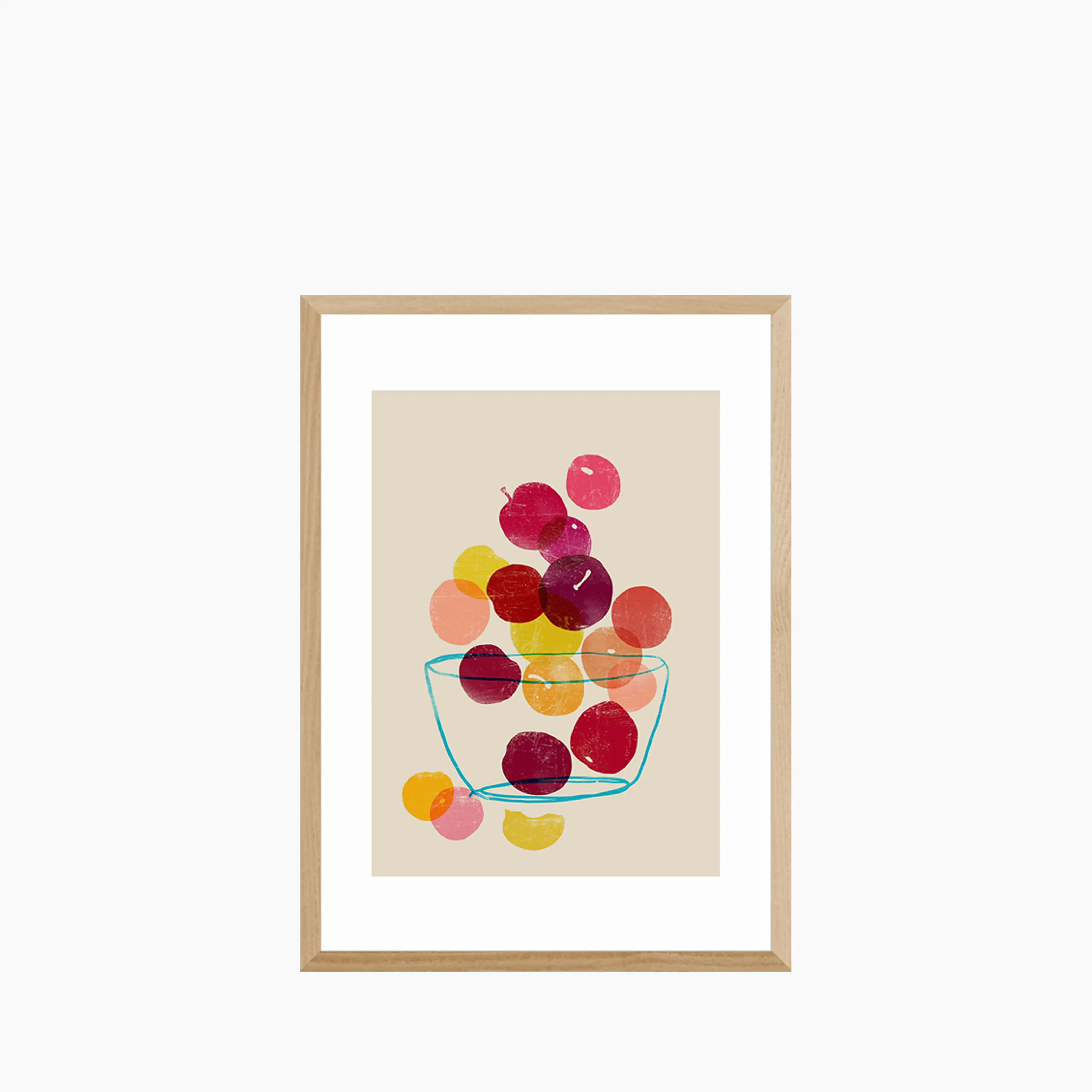 Tumbling Plums Graphic Print - Image 4