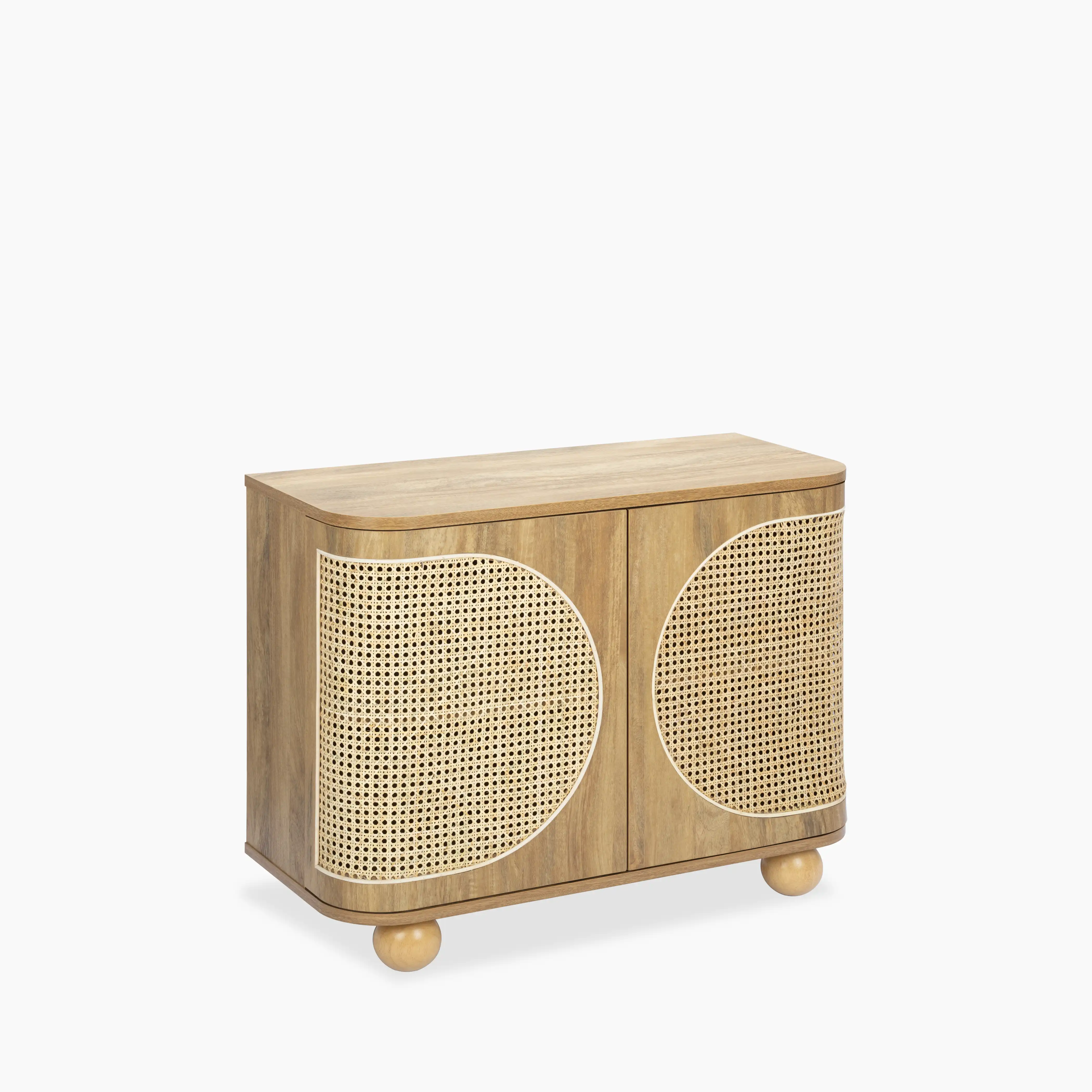Una Wooden Sideboard | Oak & Cane - Image 3