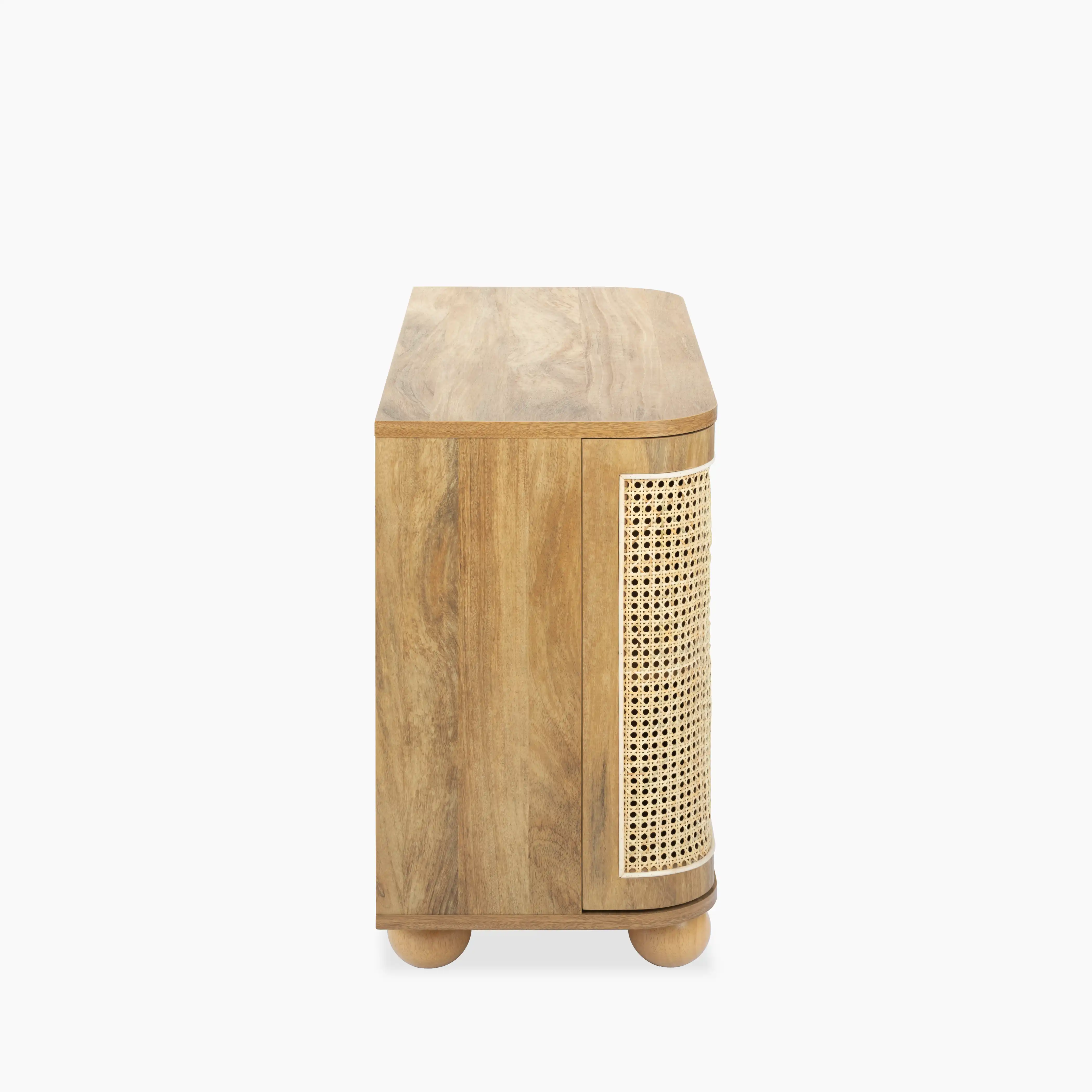 Una Wooden Sideboard | Oak & Cane - Image 5