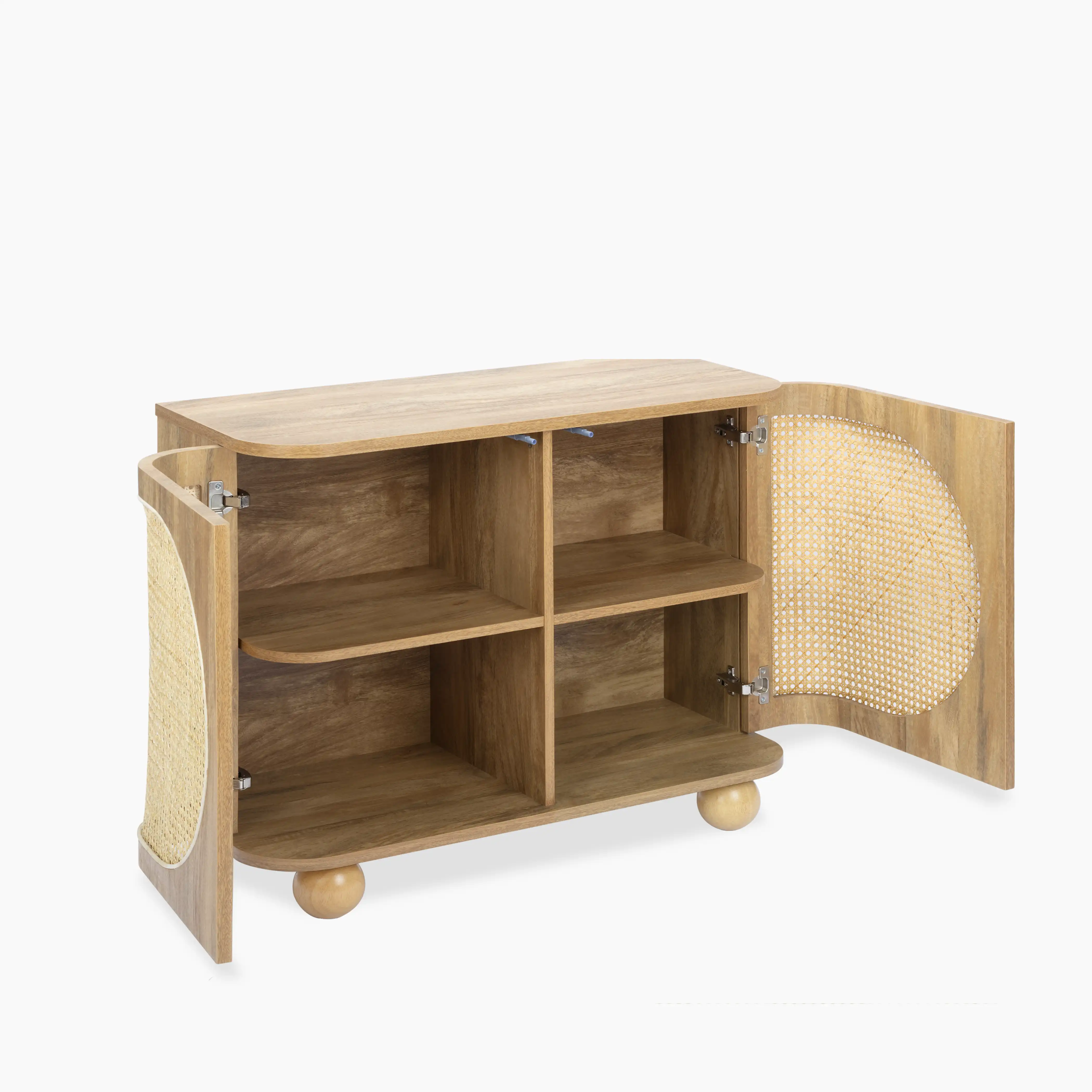 Una Wooden Sideboard | Oak & Cane - Image 6