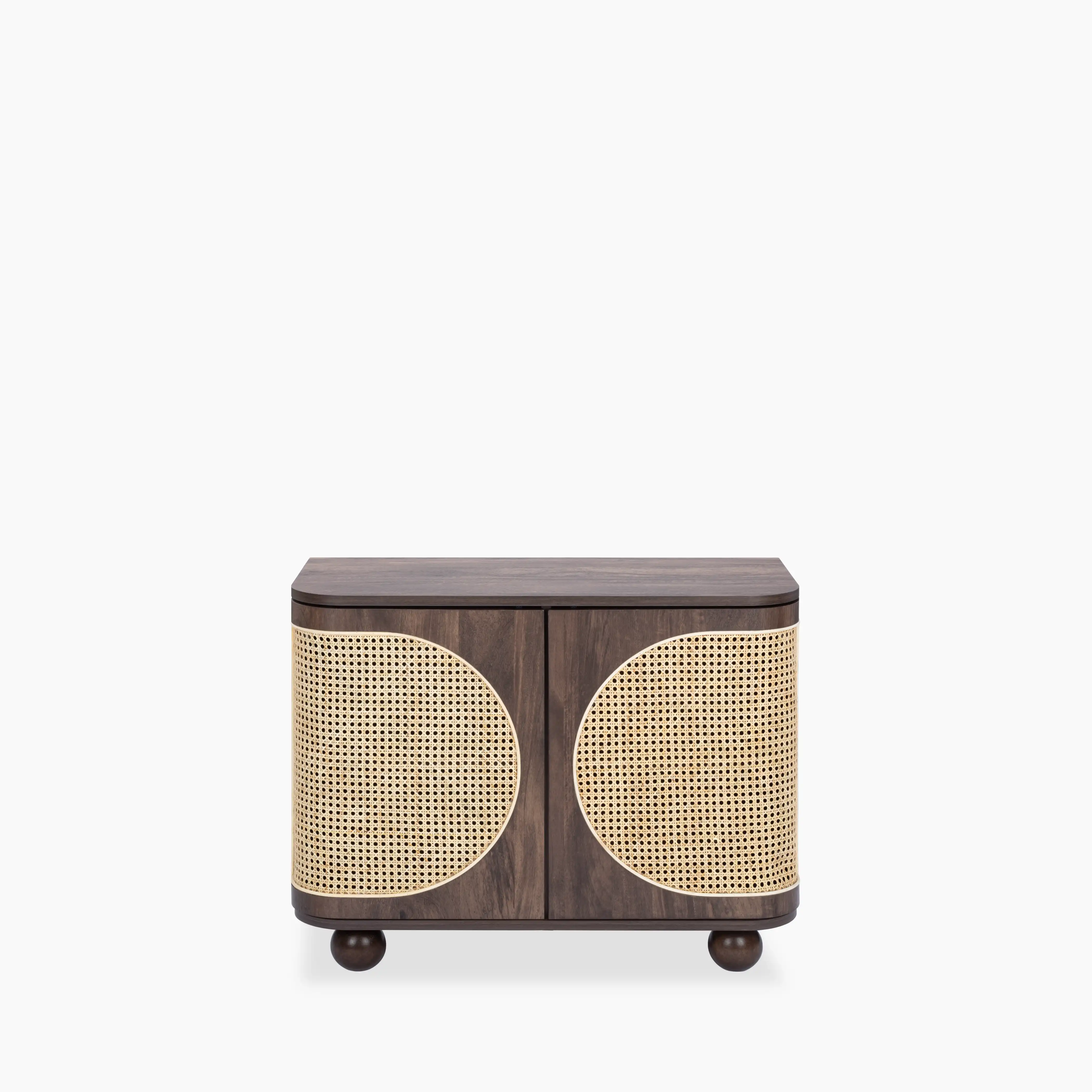 Una Wooden Sideboard | Walnut & Cane - Image 3