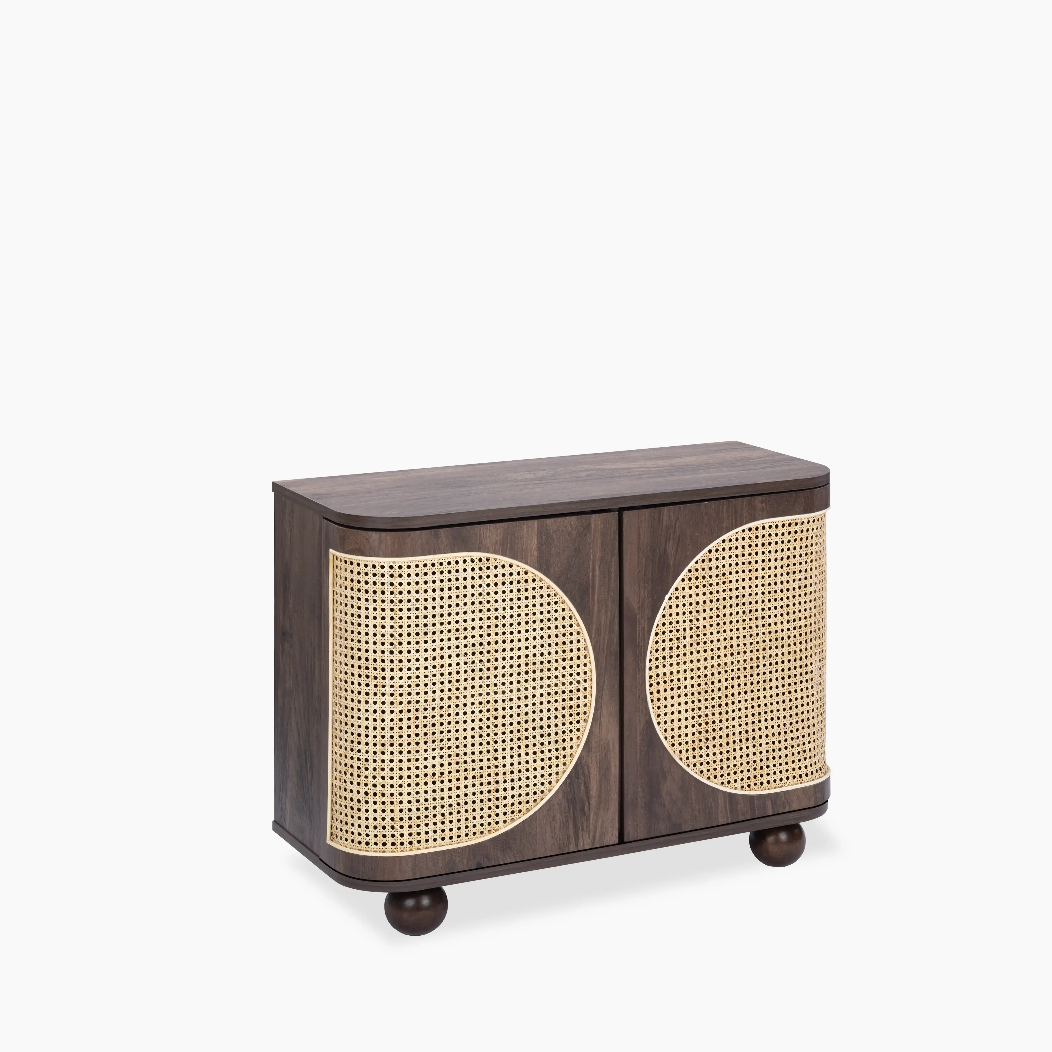 Una Wooden Sideboard | Walnut & Cane - Image 4