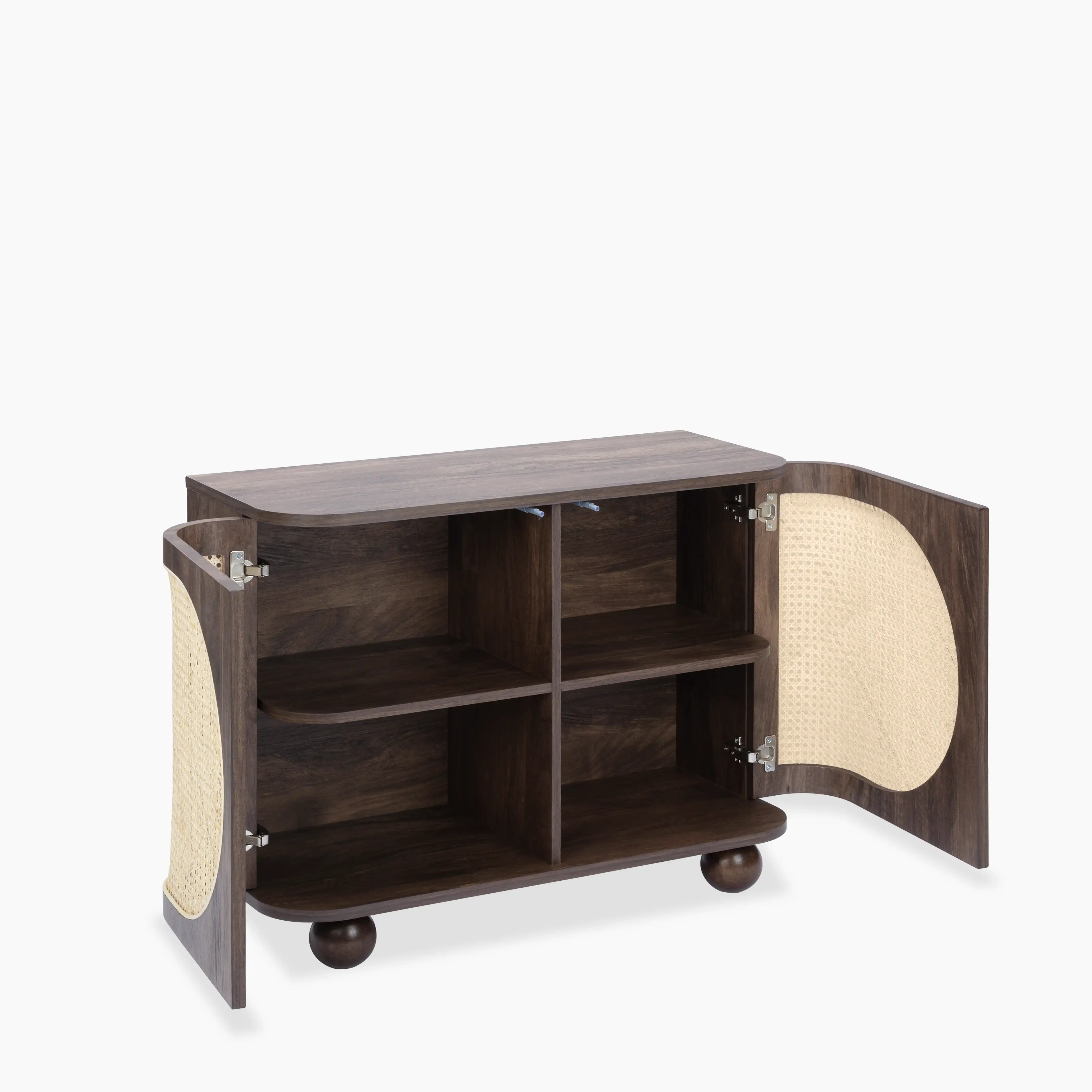 Una Wooden Sideboard | Walnut & Cane - Image 5