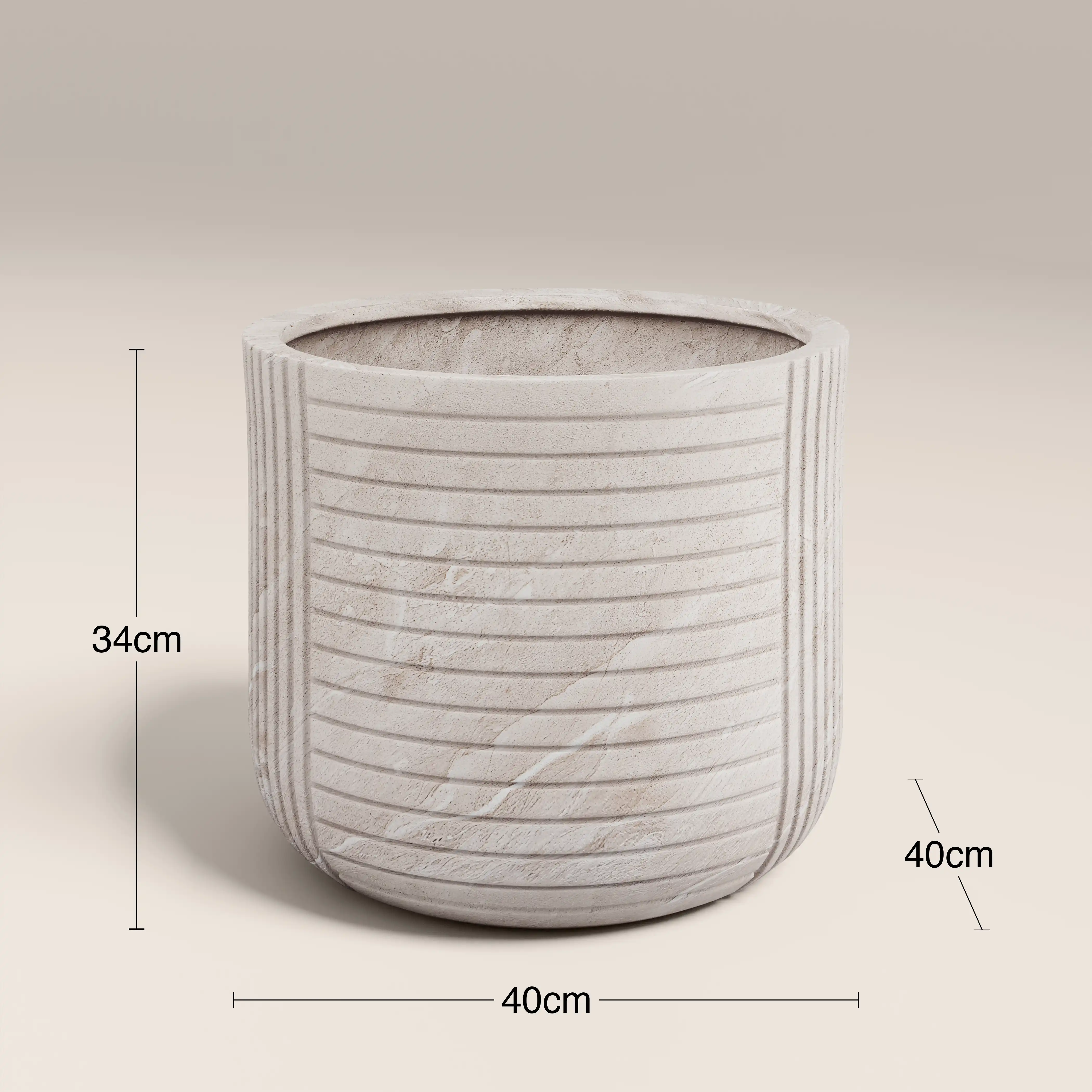 Victor Indoor/Outdoor Planter | Stone Effect - Image 6