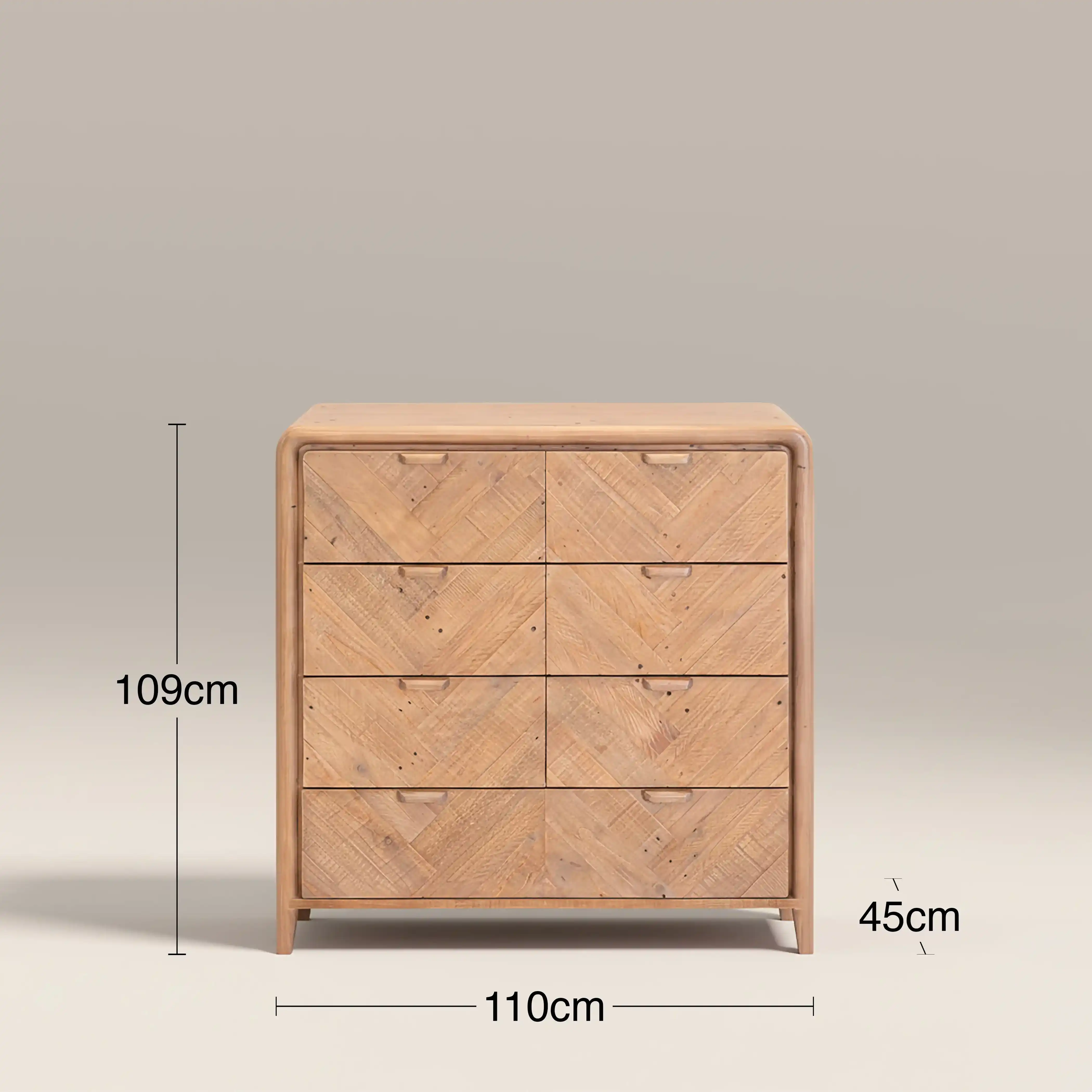 Winslow 7 Drawer Chest of Drawers | Natural - Image 4