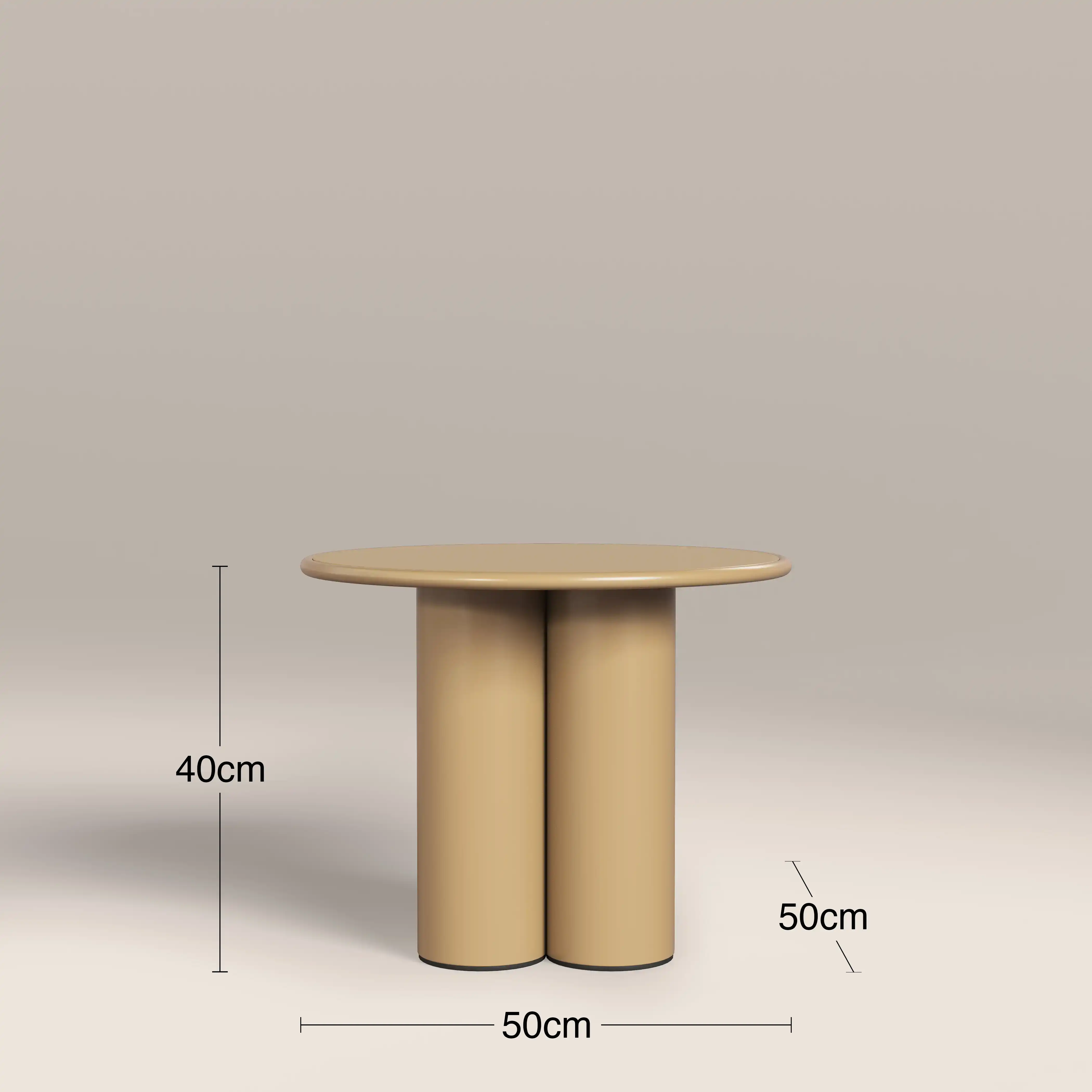 Zoey Round Side Table | Caramel - Image 6
