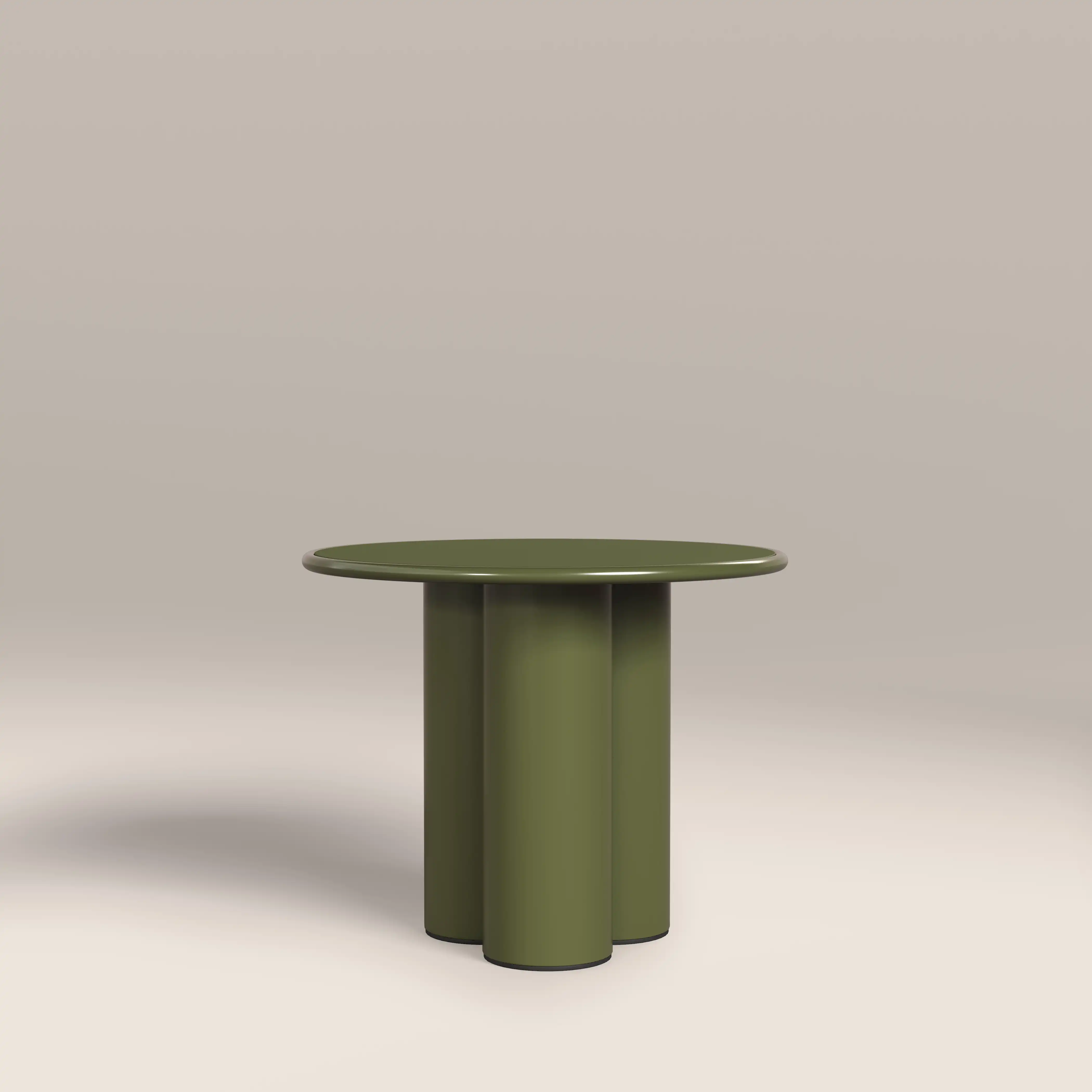 Zoey Round Side Table | Olive Green - Image 2