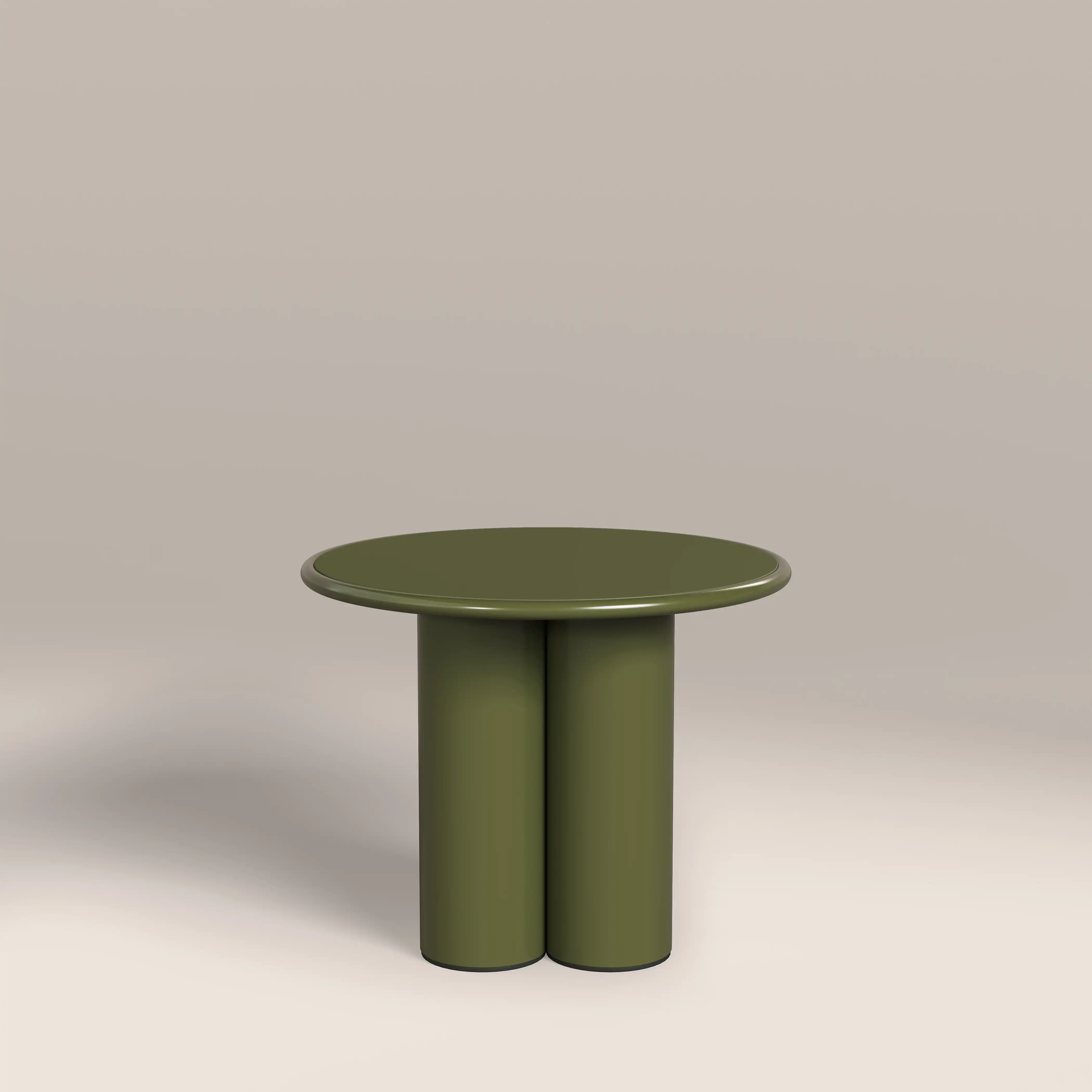 Zoey Round Side Table | Olive Green - Image 3