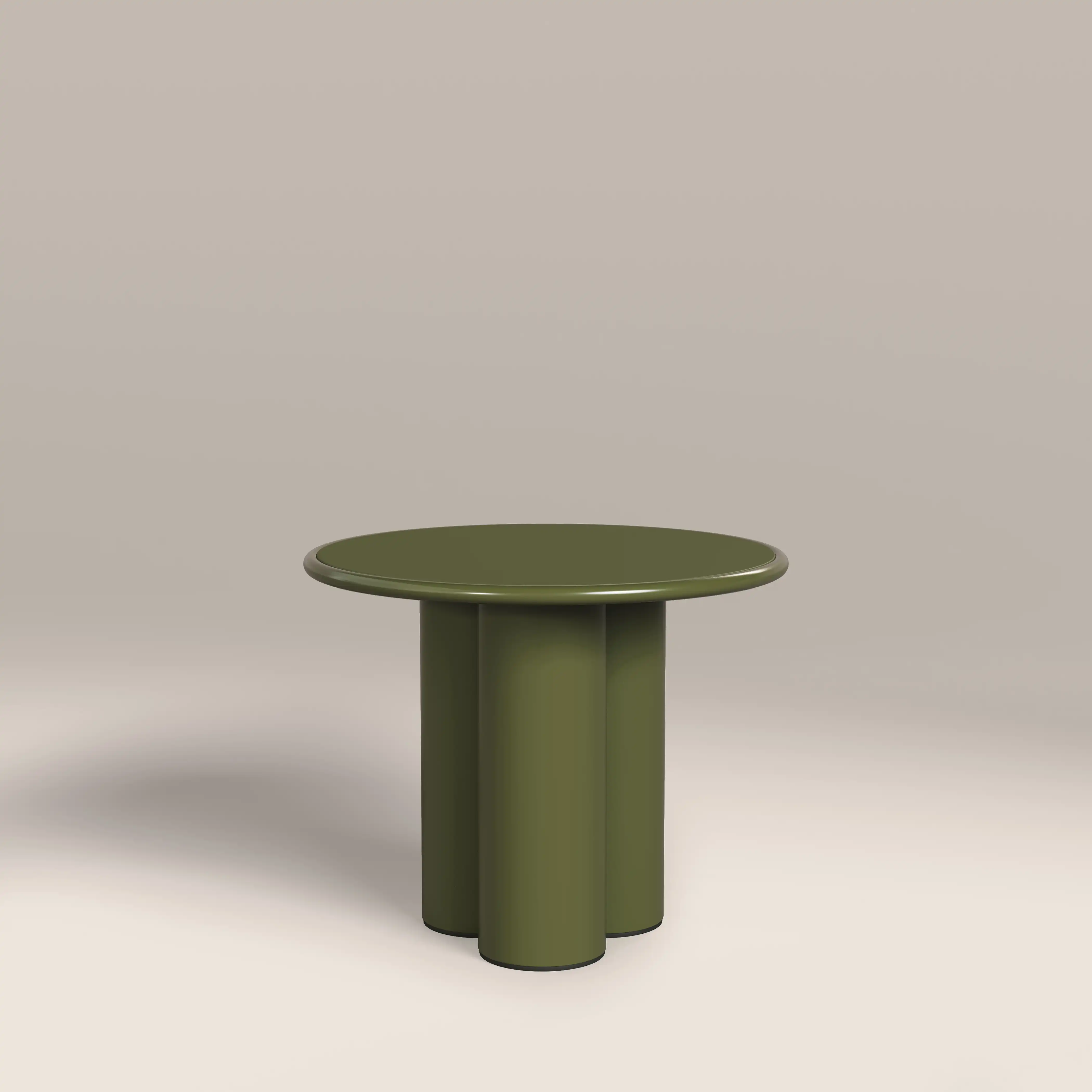 Zoey Round Side Table | Olive Green - Image 5